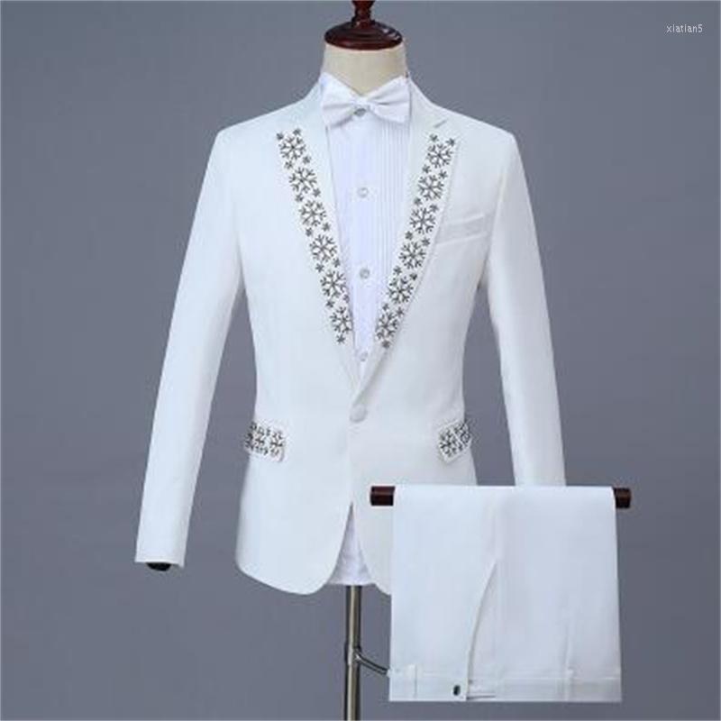 Men' Suits Sequin Blazer Men Suit Set With Pants Mens Wedding Costume Singer Terno Slim Fit Masculino Stage Clothing Formal Dress
Men' Suits Sequin Blazer Men Suit Set With Pants Mens Wedding Costume Singer Terno Slim Fit Masculino Stage Clothing Formal Dress