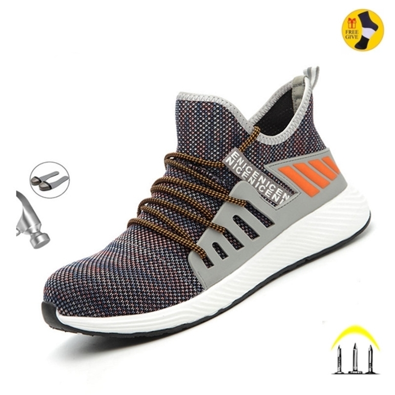 Boots 2022 Women Safety Boots Lightweight Indestructible Working Shoes For Men Steel Toe Cap Male Footwear Industrial Shoes 221007