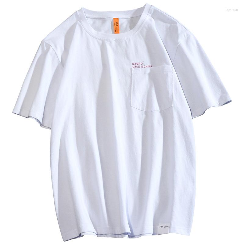 Men' T Shirts Summer Men Short Sleeve Solid Color Tee Cotton Pocketed Design T-shirts Hip Hop Street Fashion Harajuku Streetwear Male Wear, Black
Men' T Shirts Summer Men Short Sleeve Solid Color Tee Cotton Pocketed Design T-shirts Hip Hop Street Fashion Harajuku Streetwear Male Wear, Black