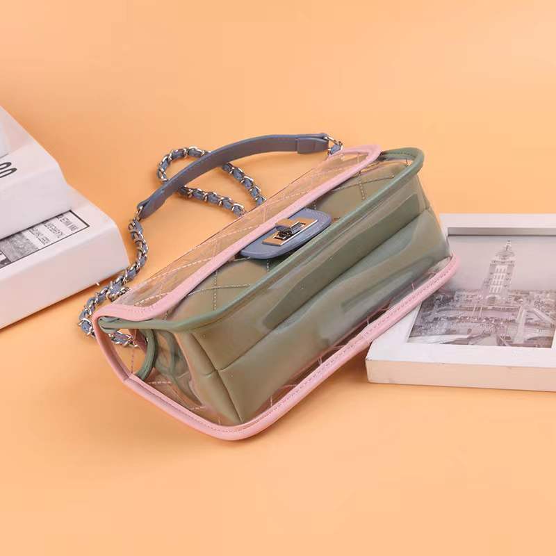 2022 Trend Korean Women Laser Transparent Bags Crossbody Shoulder Summer Bags Messenger PVC Waterproof Beach Bags