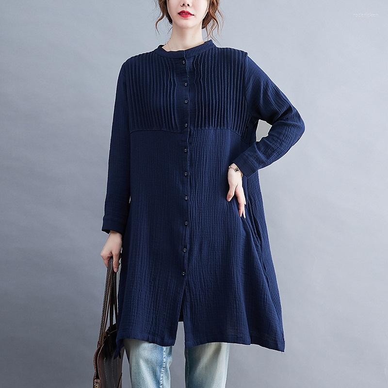 Ethnic Clothing 2022 Fashion Chinese Style Autumn Womens Linen Shirts Large Tunics Tops Ladies Casual Loose Cotton Long Blouses Plus Size
Ethnic Clothing 2022 Fashion Chinese Style Autumn Womens Linen Shirts Large Tunics Tops Ladies Casual Loose Cotton Long Blouses Plus Size