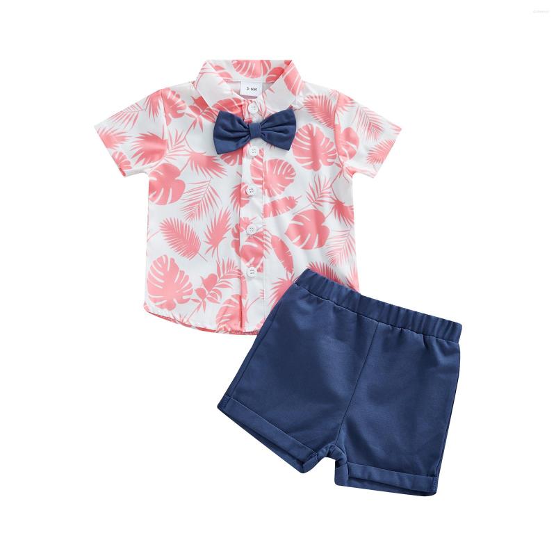 Clothing Sets Infnat Baby Boys Shorts Set Short Sleeve Leaves Print Tie Bow Shirt With Elastic Waist For Casual 3M-24M, Picture shown
Clothing Sets Infnat Baby Boys Shorts Set Short Sleeve Leaves Print Tie Bow Shirt With Elastic Waist For Casual 3M-24M, Picture shown