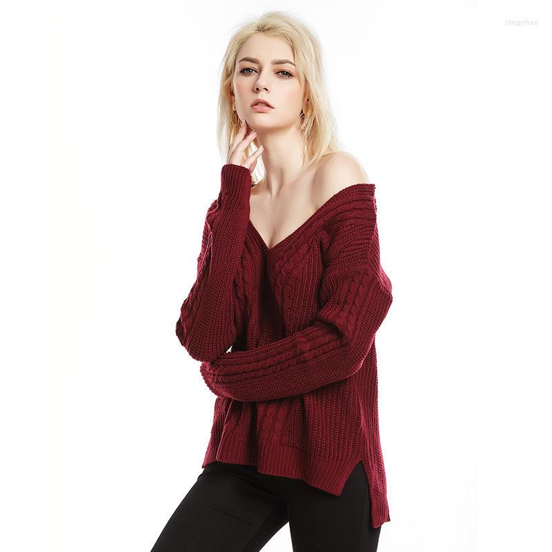 Women' Sweaters European And American Loose Pullover Sweater Women Autumn Winter Women' Long-sleeved Knitted Ladies, Black
Women' Sweaters European And American Loose Pullover Sweater Women Autumn Winter Women' Long-sleeved Knitted Ladies, Black