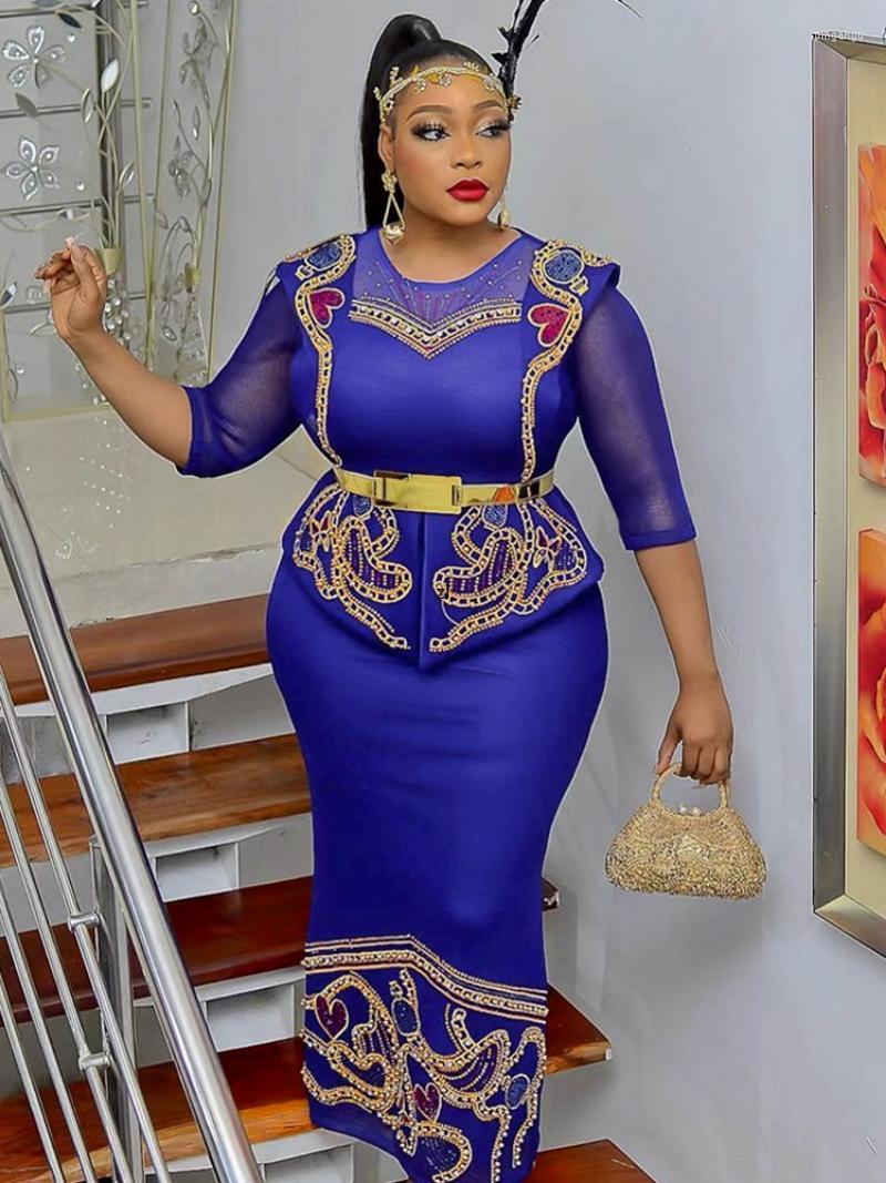 Casual Dresses African For Women Elegant Party Event Pearl Beaded 3/4 Sleeve Stretch Luxury Formal Cocktail Africa Clothing Evening, Black
Casual Dresses African For Women Elegant Party Event Pearl Beaded 3/4 Sleeve Stretch Luxury Formal Cocktail Africa Clothing Evening, Black