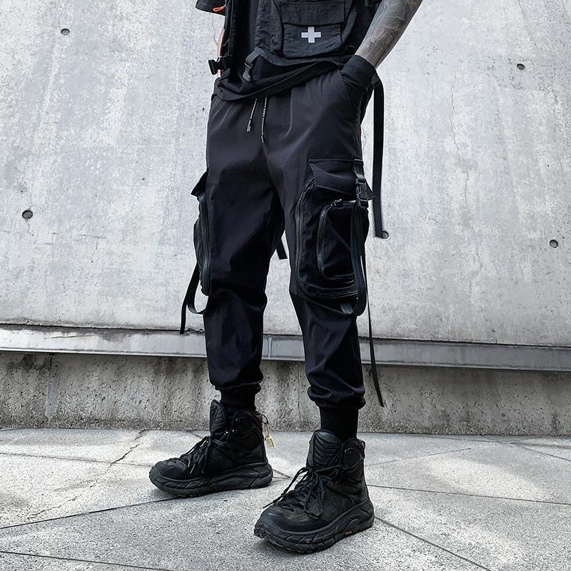 Men' Pants Spring And Summer Casual Men' Functional Wind Blowing Street Trend Japanese Youth Workwear Tie Foot Tide Bran, Black
Men' Pants Spring And Summer Casual Men' Functional Wind Blowing Street Trend Japanese Youth Workwear Tie Foot Tide Bran, Black