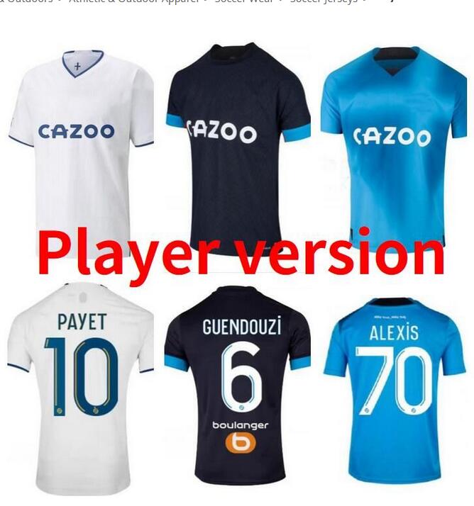 22 23 Marseilles ALEXIS Soccer jerseys CLAUSS VERETOUT CUISANCE GERSON under milik maillot de foot PLAYER VERSION 2022 2023 PAYET GUENDOUZI football shirt
22 23 Marseilles ALEXIS Soccer jerseys CLAUSS VERETOUT CUISANCE GERSON under milik maillot de foot PLAYER VERSION 2022 2023 PAYET GUENDOUZI football shirt