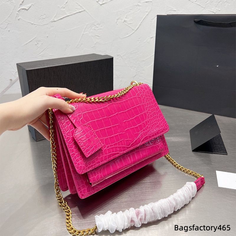 Classic Sunset Bag High Quality Leather Luxury Channel Womens Bag Gold Chain Crossbody Shoulder Handbag Designer Handbags Messenger Shopping Purse, Red
Classic Sunset Bag High Quality Leather Luxury Channel Womens Bag Gold Chain Crossbody Shoulder Handbag Designer Handbags Messenger Shopping Purse, Red