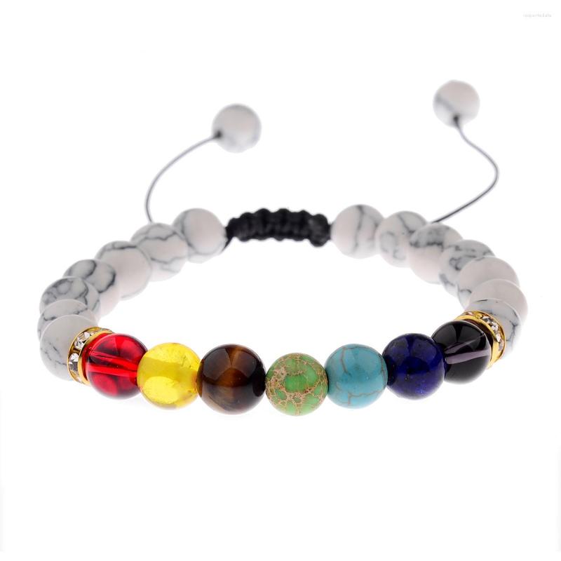Strand 7 Chakra Lava Stone Healing Balance Beads Bracelet White Pine Prayer Natural Yoga For Men Women
Strand 7 Chakra Lava Stone Healing Balance Beads Bracelet White Pine Prayer Natural Yoga For Men Women