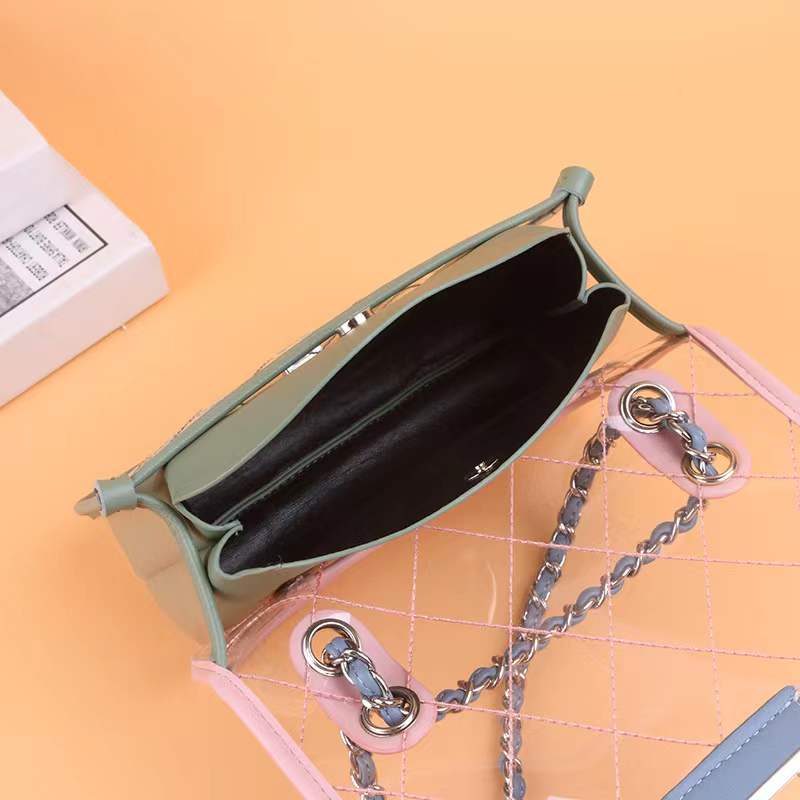 2022 Trend Korean Women Laser Transparent Bags Crossbody Shoulder Summer Bags Messenger PVC Waterproof Beach Bags