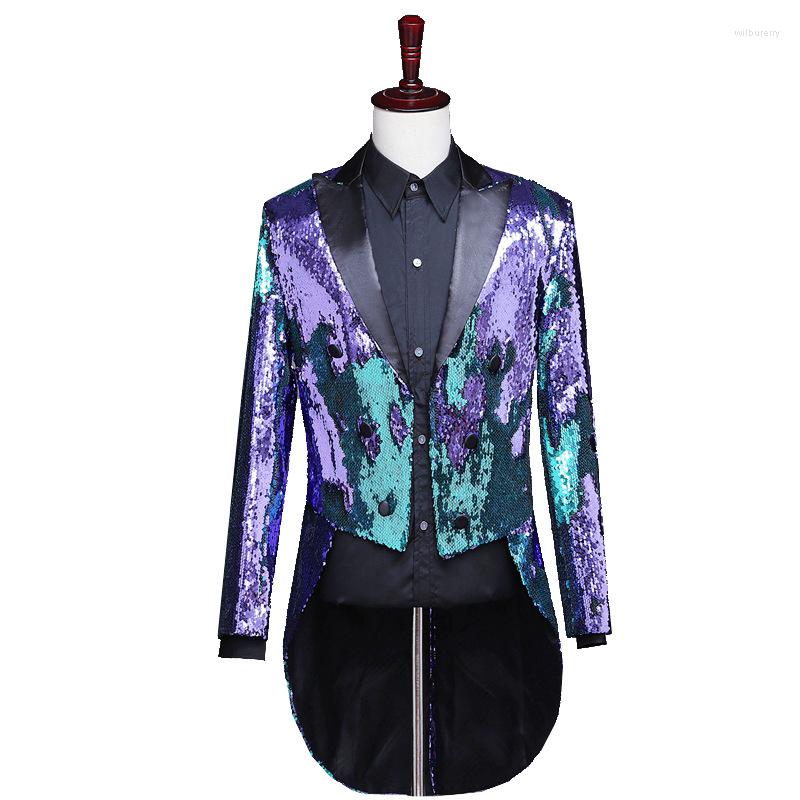 Men's Suits 2022 Men Purple Blue Sequin Blazer Slim Fit Glitter Tailcoat Stage Singer Prom Dresses Costume Wedding Groom Suit Jacket, Gold sliver
Men's Suits 2022 Men Purple Blue Sequin Blazer Slim Fit Glitter Tailcoat Stage Singer Prom Dresses Costume Wedding Groom Suit Jacket, Gold sliver