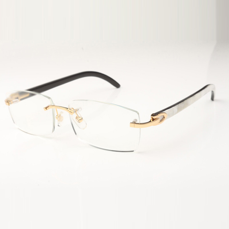 Buffs glasses frames 3524012 with new C hardware which is flat with natural hybrid buffalo horns sticks