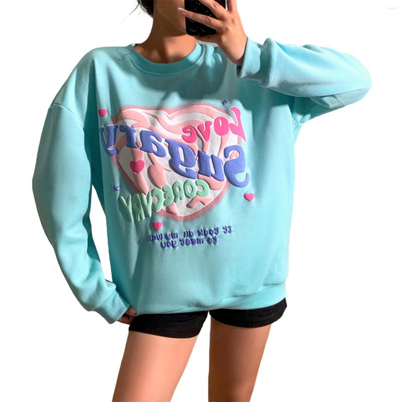 Women' Hoodies Autumn Spring Ladies Long Sleeve Hoodie Women Leisure Style Creative Letter Heart Printing Round Collar Loose Sweatshirts, Pink
Women' Hoodies Autumn Spring Ladies Long Sleeve Hoodie Women Leisure Style Creative Letter Heart Printing Round Collar Loose Sweatshirts, Pink