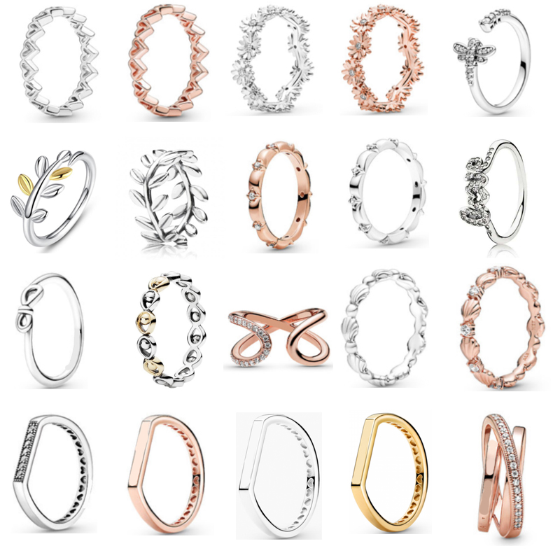 Women's Diamond Rings 925 Sterling Silver Rose Gold Princess Crown Romantic Ring Fit Pandora Style Designer Jewelry
Women's Diamond Rings 925 Sterling Silver Rose Gold Princess Crown Romantic Ring Fit Pandora Style Designer Jewelry
