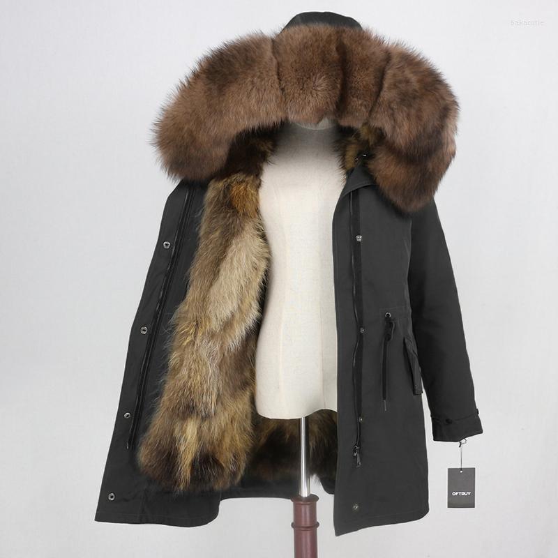 Women's Fur Real Coat Brand 2022 Winter Jacket Women Natural Waterproof Parka Detachable Outerwear Thick Warm Streetwear, Green natural brown
Women's Fur Real Coat Brand 2022 Winter Jacket Women Natural Waterproof Parka Detachable Outerwear Thick Warm Streetwear, Green natural brown