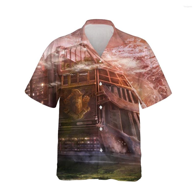 Men' Casual Shirts Jumeast 3d Mechanical Train Printed Mens Hawaiian Shirt Short Sleeve Steampunk Clothes Fashion For Men Loose Streetwear, 03
Men' Casual Shirts Jumeast 3d Mechanical Train Printed Mens Hawaiian Shirt Short Sleeve Steampunk Clothes Fashion For Men Loose Streetwear, 03