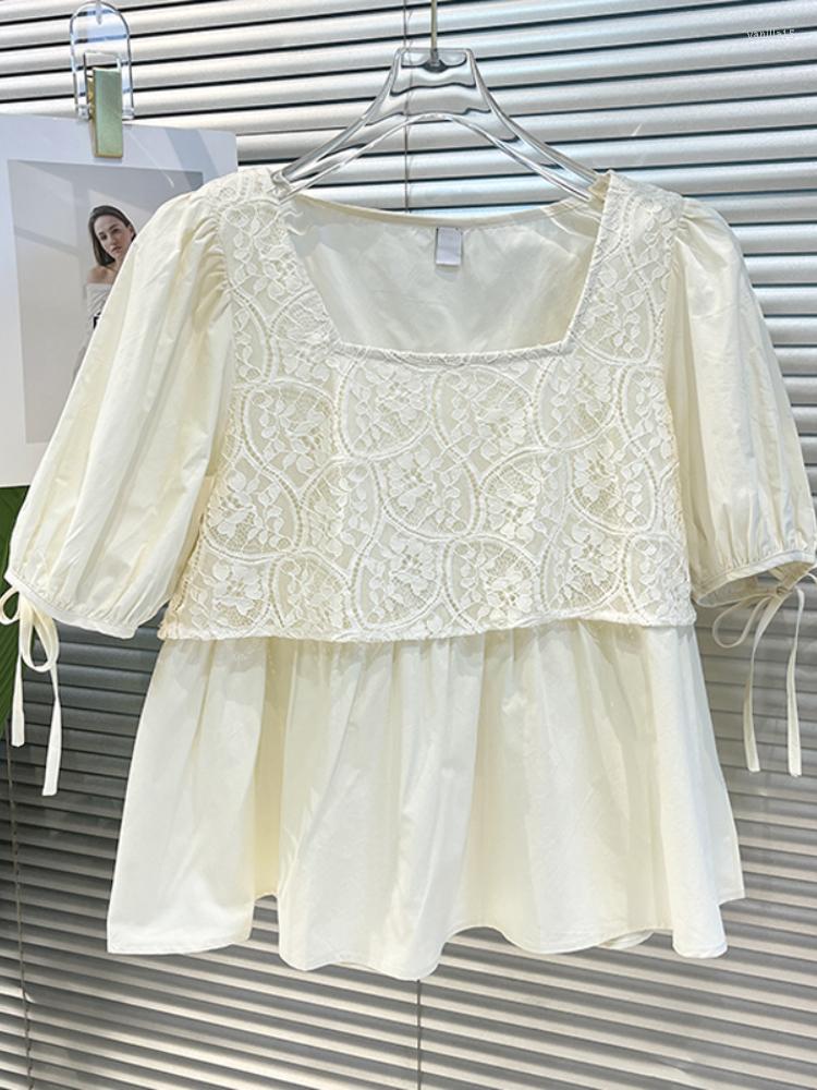 Women' Blouses Syeazeam Temperament Niche Shirt Women' Collar Design 2022 Summer Lace-up Puff Sleeve Top, Creamy-white
Women' Blouses Syeazeam Temperament Niche Shirt Women' Collar Design 2022 Summer Lace-up Puff Sleeve Top, Creamy-white