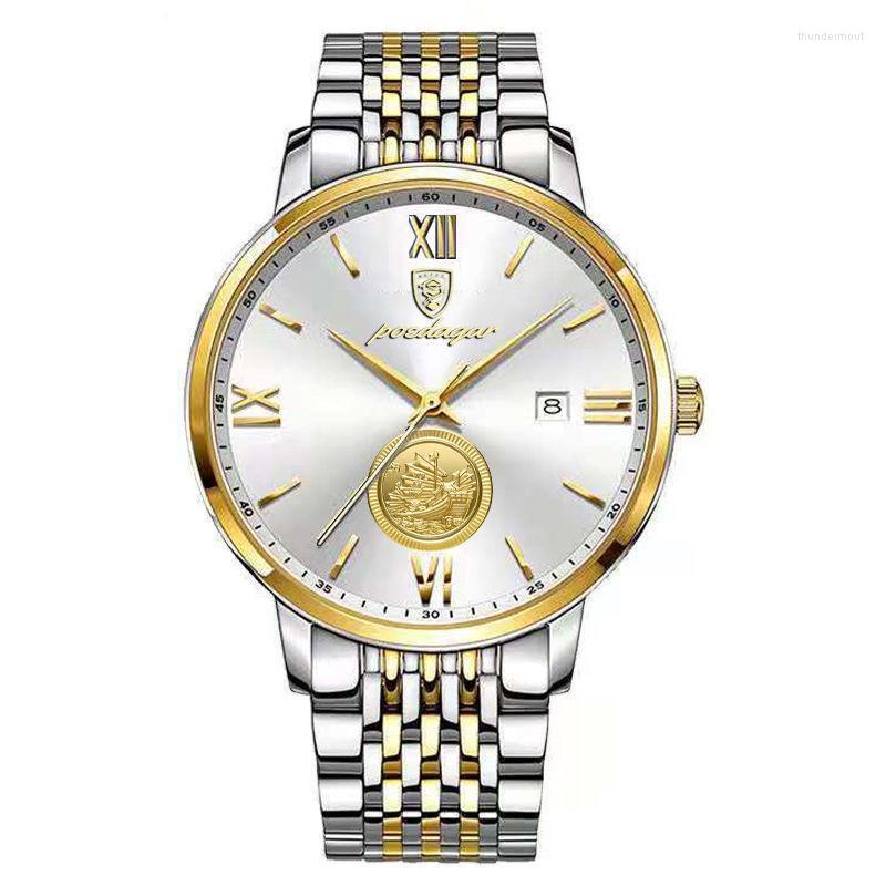 Wristwatches Men's Watches Top Men Wrist Watch Steel Quartz Sports Waterproof Male Clock Relogio Masculino
Wristwatches Men's Watches Top Men Wrist Watch Steel Quartz Sports Waterproof Male Clock Relogio Masculino