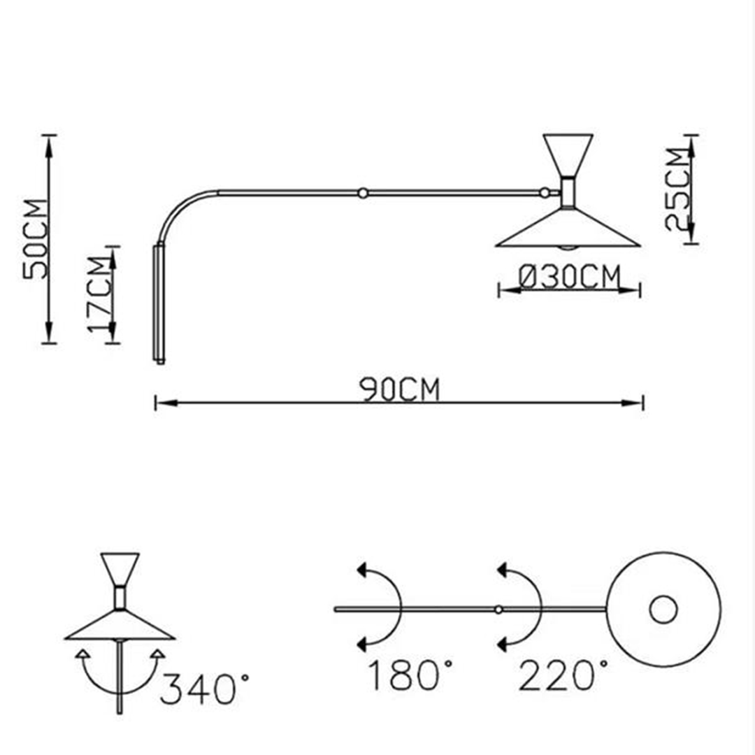 American Craftsman Iron Wall Lamp with Rustic Charm Suitable for Multiple Interior Settings