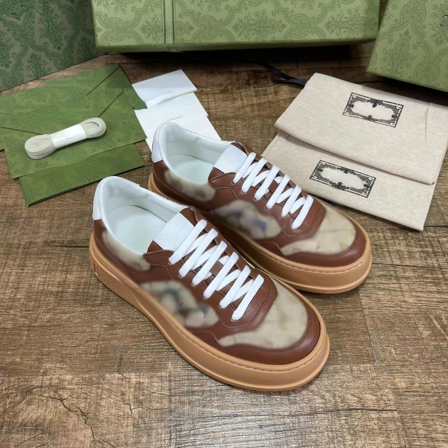 Luxury Brand Casual ShoesLuxury New Lace Casual Shoes Neutral Bow Rubber Platform Colorblock Sneakers
Luxury Brand Casual ShoesLuxury New Lace Casual Shoes Neutral Bow Rubber Platform Colorblock Sneakers