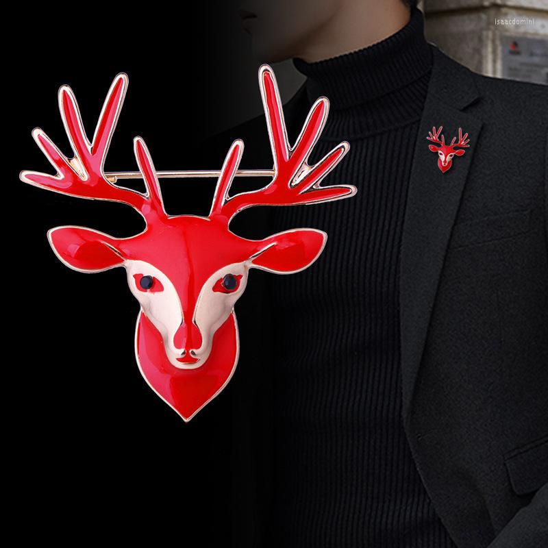 Brooches Red Animal Sika Deer Brooch Metal Elk Lapel Pins And For Women Men Suit Shirt Corsage Collar Accessories Jewelry
Brooches Red Animal Sika Deer Brooch Metal Elk Lapel Pins And For Women Men Suit Shirt Corsage Collar Accessories Jewelry