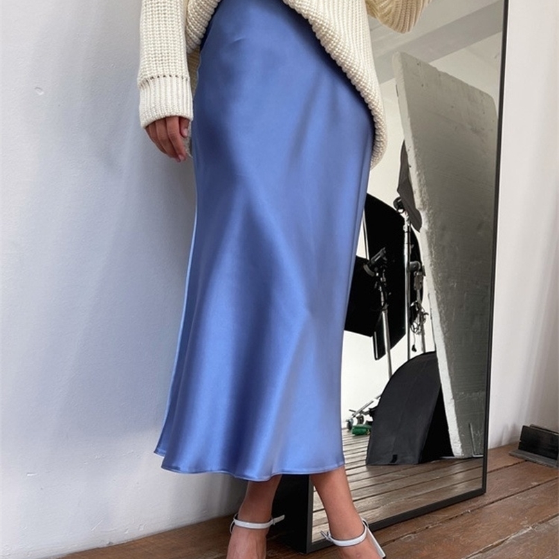 Casual Dresses Tataria Silk Satin Skirts for Women High Waisted A-Line Elegant Summer Pink Midi Korean Style 221007, Gray
Casual Dresses Tataria Silk Satin Skirts for Women High Waisted A-Line Elegant Summer Pink Midi Korean Style 221007, Gray