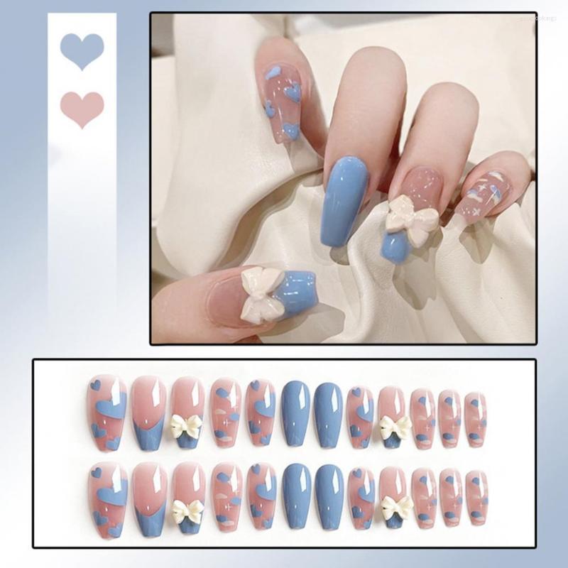 False Nails 24Pcs/Set Press On Nail Good Ductility Fully Cover Ultra Thin Long Fake Finger French Extension Tips For Manicure
False Nails 24Pcs/Set Press On Nail Good Ductility Fully Cover Ultra Thin Long Fake Finger French Extension Tips For Manicure