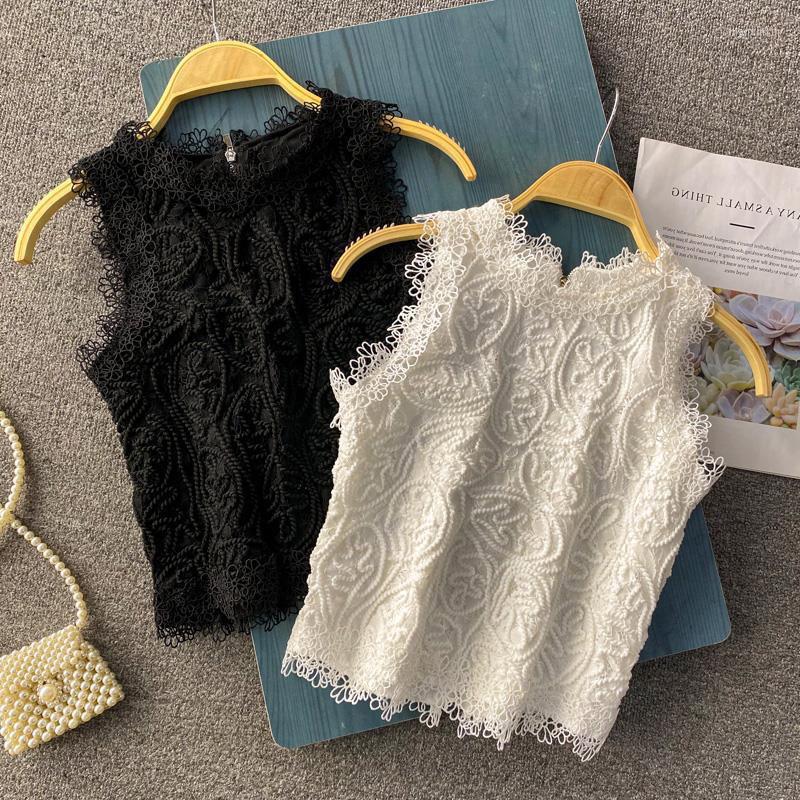 Women's Blouses Women O-Neck Sleeveless Hollow Out Lace Shirt 2022 Summer Fashion Back Zipper Slim Temperament Tops, White
Women's Blouses Women O-Neck Sleeveless Hollow Out Lace Shirt 2022 Summer Fashion Back Zipper Slim Temperament Tops, White