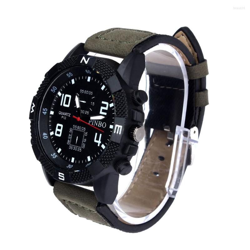 Wristwatches Strap Men's Canvas Large Watch Wrist Military Sport Luxury Dial Quartz GN, Green
Wristwatches Strap Men's Canvas Large Watch Wrist Military Sport Luxury Dial Quartz GN, Green