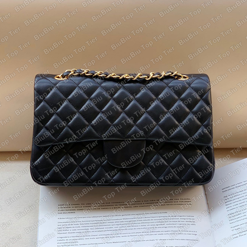 Top 10A Tier Quality Designer Women Bags Purses Caviar Lambskin Classic Quilted Double Flap Chain Handbag Shoulder Bags Ladies Evening Bag Cltuch Wallet With Box, Black caviar
Top 10A Tier Quality Designer Women Bags Purses Caviar Lambskin Classic Quilted Double Flap Chain Handbag Shoulder Bags Ladies Evening Bag Cltuch Wallet With Box, Black caviar
