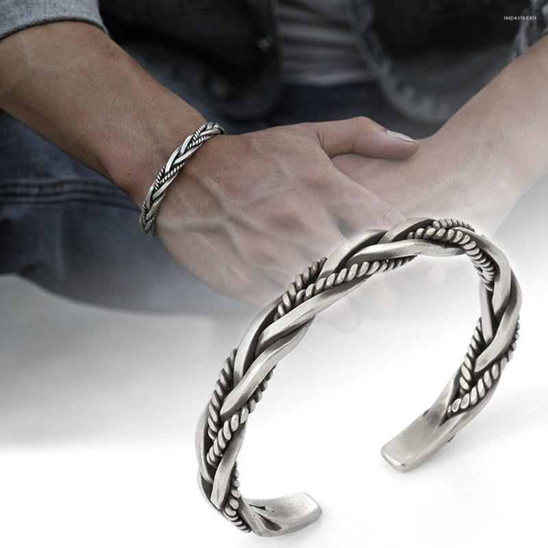 Bangle Mens Vintage Open Silver Thai Handmade Twisted Simple Bangles For Women Wedding Jewelry Gifts
Bangle Mens Vintage Open Silver Thai Handmade Twisted Simple Bangles For Women Wedding Jewelry Gifts