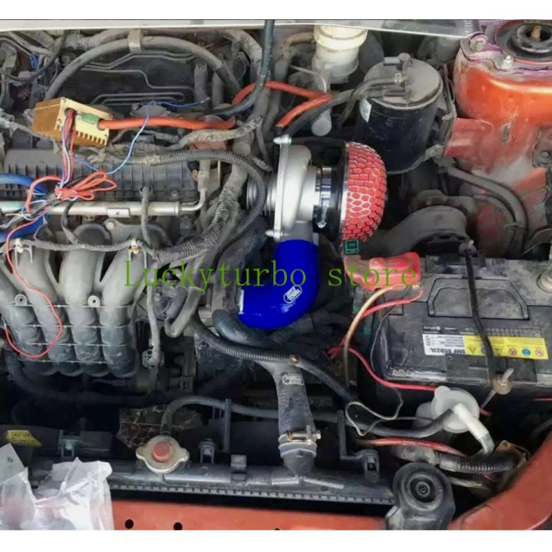Electric Turbo Supercharg Er Kit Thrust Motorcycle Electric Turbocharger Air Filter Intake For All Car Improve Speed turbo