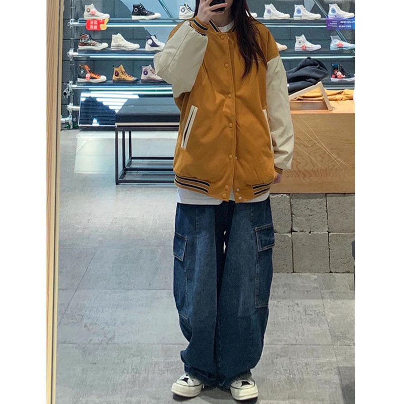 Women's Jeans Women Vintage Y2K Streetwear Baggy Cargo High Waisted Straight Wide Leg Pants Denim Trousers Fairy Grunge Alt Clothes 221007