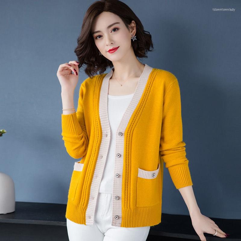 Women' Knits 2022 Autumn Winter Long Sleeve Loose Wool Sweater Women' Knitted Cardigan Button Single-Breasted Pull Femme NS5404, Pink
Women' Knits 2022 Autumn Winter Long Sleeve Loose Wool Sweater Women' Knitted Cardigan Button Single-Breasted Pull Femme NS5404, Pink