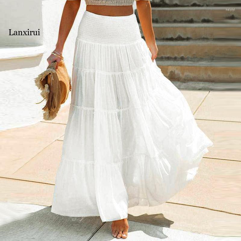 Skirts Summer Women Solid Vintage Casual High Waist Elastic Patchwork Chic Long Cake A-line Skirt Bohemian Maxi Vacation, Pink
Skirts Summer Women Solid Vintage Casual High Waist Elastic Patchwork Chic Long Cake A-line Skirt Bohemian Maxi Vacation, Pink