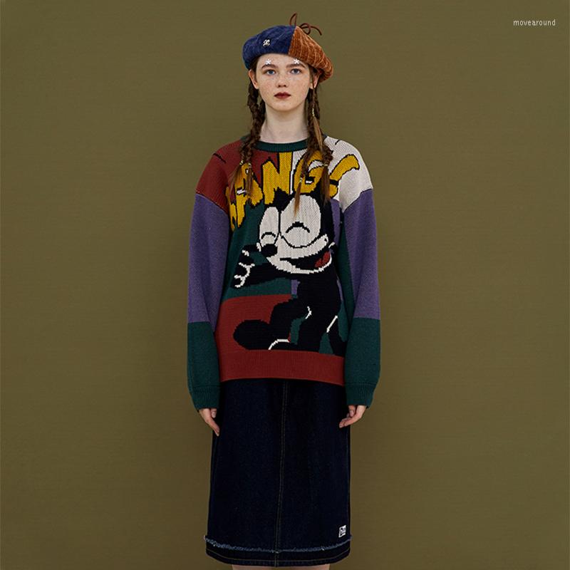 Women's Sweaters Female Autumn 2022 Cartoon Illustration Round Neck Cotton Knit Sweater Pullover Student Winter Warm Thick Jacket Outer Wear, Color matching
Women's Sweaters Female Autumn 2022 Cartoon Illustration Round Neck Cotton Knit Sweater Pullover Student Winter Warm Thick Jacket Outer Wear, Color matching