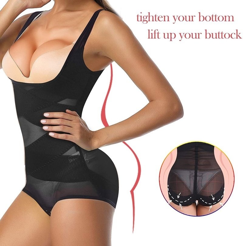 Womens Shapers Women Waist trainer body shaper butt lifter Shapewear Bodysuit Belly Control belt Slimming pants Underwear Fajas Colombianas Top 221007