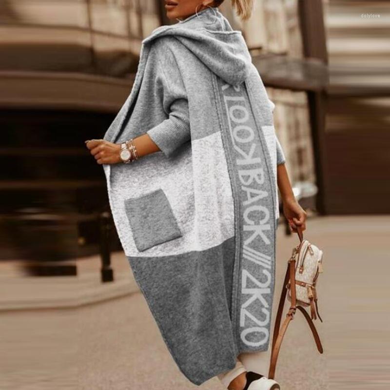Women' Knits Women Back Letter Print Hooded Overcoat Elegant Pockets Office Lady Knit Tops Autumn Winter Loose Long Sweater Fashion, 08 letter dark gray
Women' Knits Women Back Letter Print Hooded Overcoat Elegant Pockets Office Lady Knit Tops Autumn Winter Loose Long Sweater Fashion, 08 letter dark gray