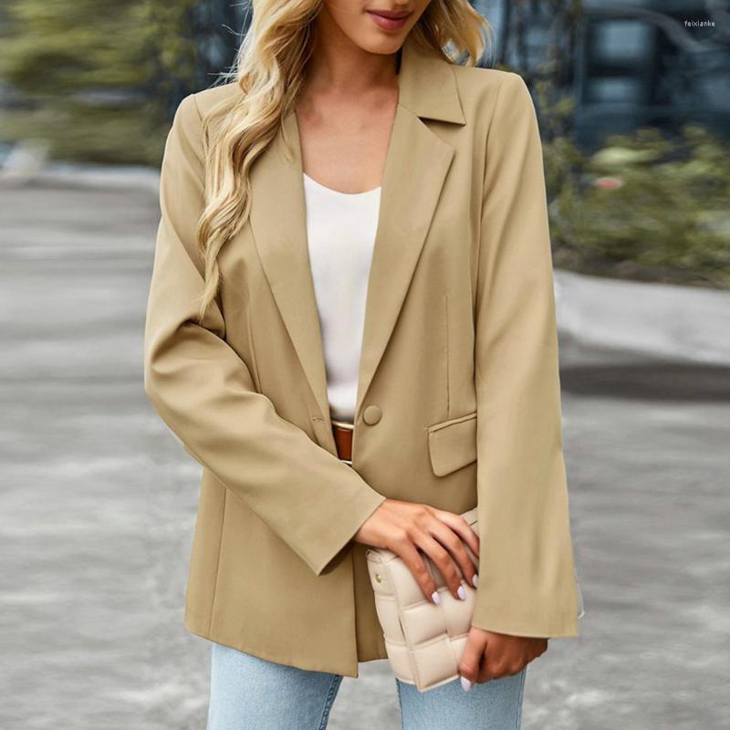 Women' Suits Flap Pocket Single Button Office Ladies Blazer Loose Autumn Winter Solid Color Lapel Suit Jacket Stylish Long Sleeve Workwear, Black
Women' Suits Flap Pocket Single Button Office Ladies Blazer Loose Autumn Winter Solid Color Lapel Suit Jacket Stylish Long Sleeve Workwear, Black