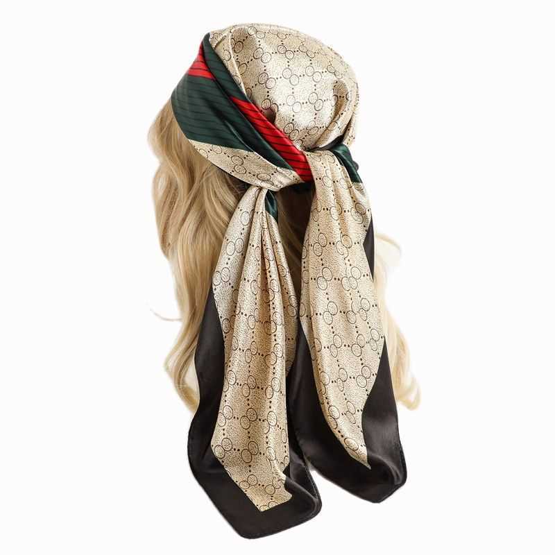 Headbands Ladies Luxury 90cm Silk Square Scarf Women Satin Headband Muslim Hijab Headscarves Bandana Head Wrap T221007
Headbands Ladies Luxury 90cm Silk Square Scarf Women Satin Headband Muslim Hijab Headscarves Bandana Head Wrap T221007