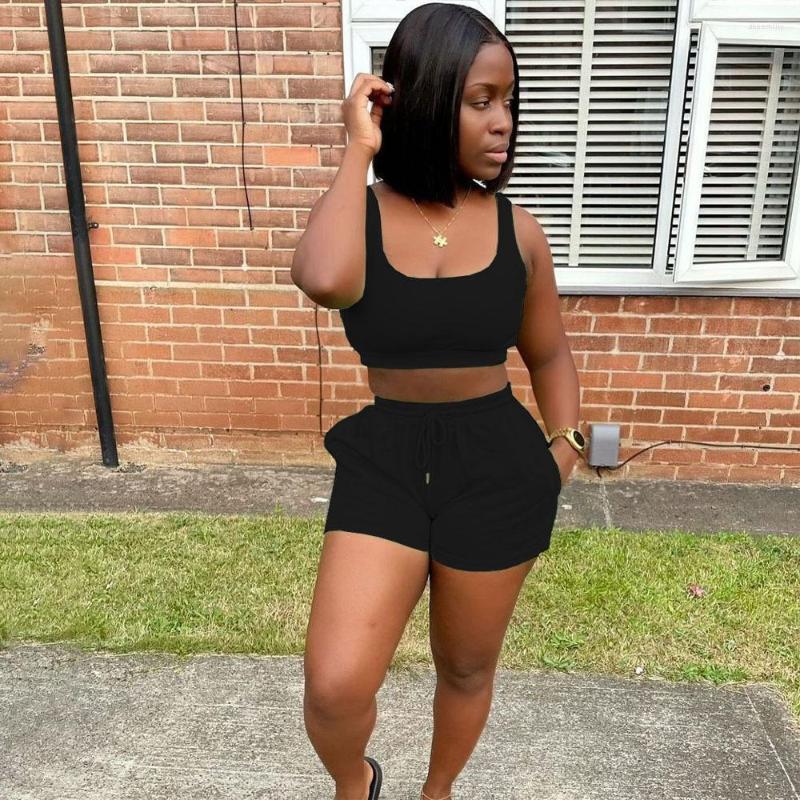 Women' Tracksuits Biker Style Shorts Two Piece Set Women Summer Harajuku Simple Low Neck Sleeveless Tank Top Solid Sheath Female, Black
Women' Tracksuits Biker Style Shorts Two Piece Set Women Summer Harajuku Simple Low Neck Sleeveless Tank Top Solid Sheath Female, Black