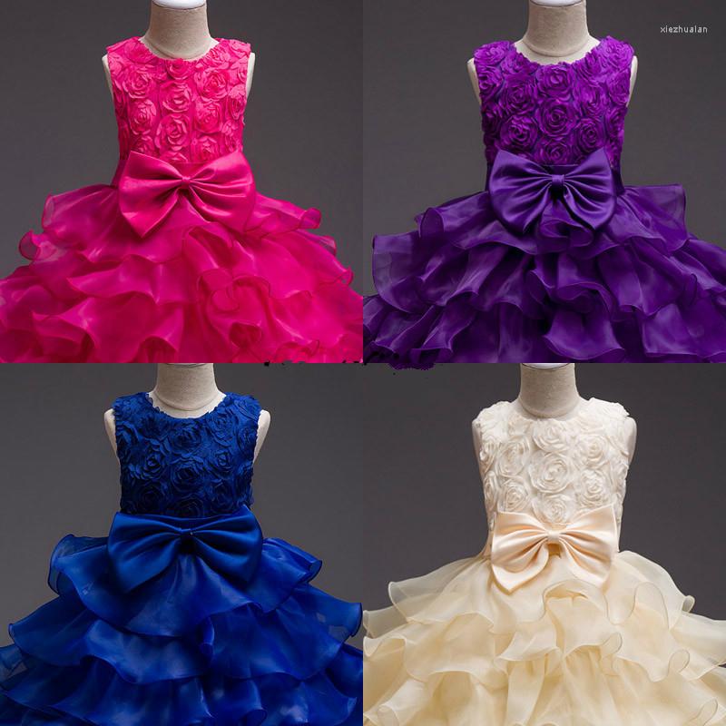 Girl Dresses Flower Dress Big Bow Girls Pageant For Party And Wedding Tiered Tank Vestidos De Noches Para Ninas 3-10 Y, Pink
Girl Dresses Flower Dress Big Bow Girls Pageant For Party And Wedding Tiered Tank Vestidos De Noches Para Ninas 3-10 Y, Pink