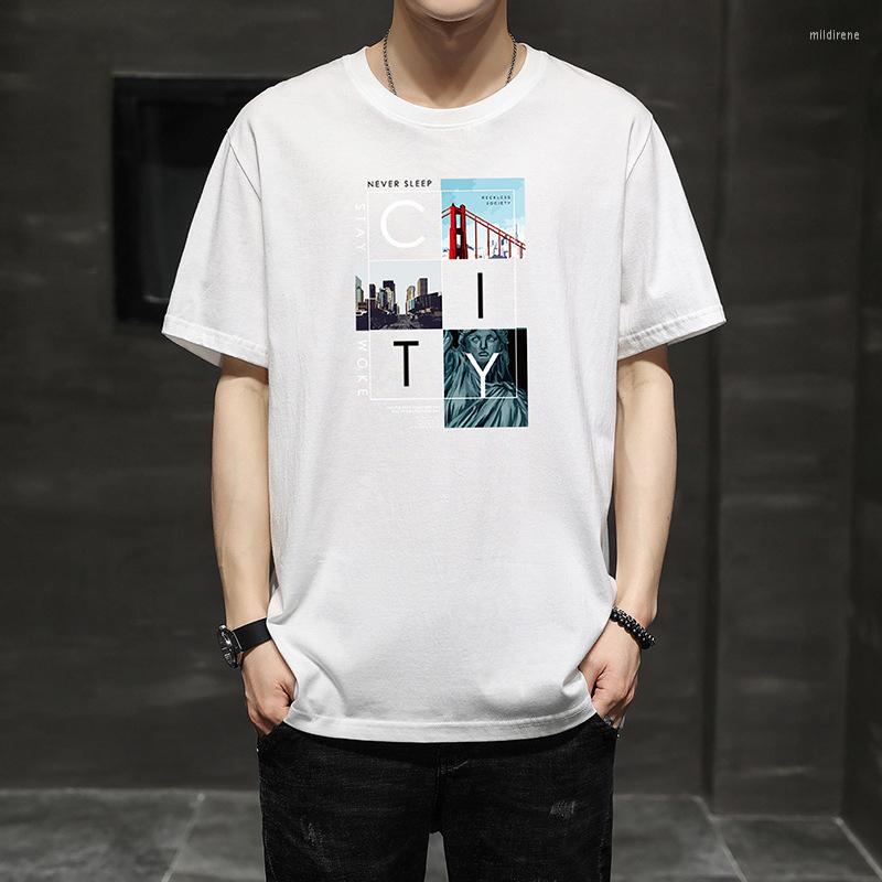 Men's T Shirts 2022 T-shirt City Pattern Summer Short Sleeve Oversize Loose Casual Male Fashion Jacket For Youth Boys Tops, Black
Men's T Shirts 2022 T-shirt City Pattern Summer Short Sleeve Oversize Loose Casual Male Fashion Jacket For Youth Boys Tops, Black