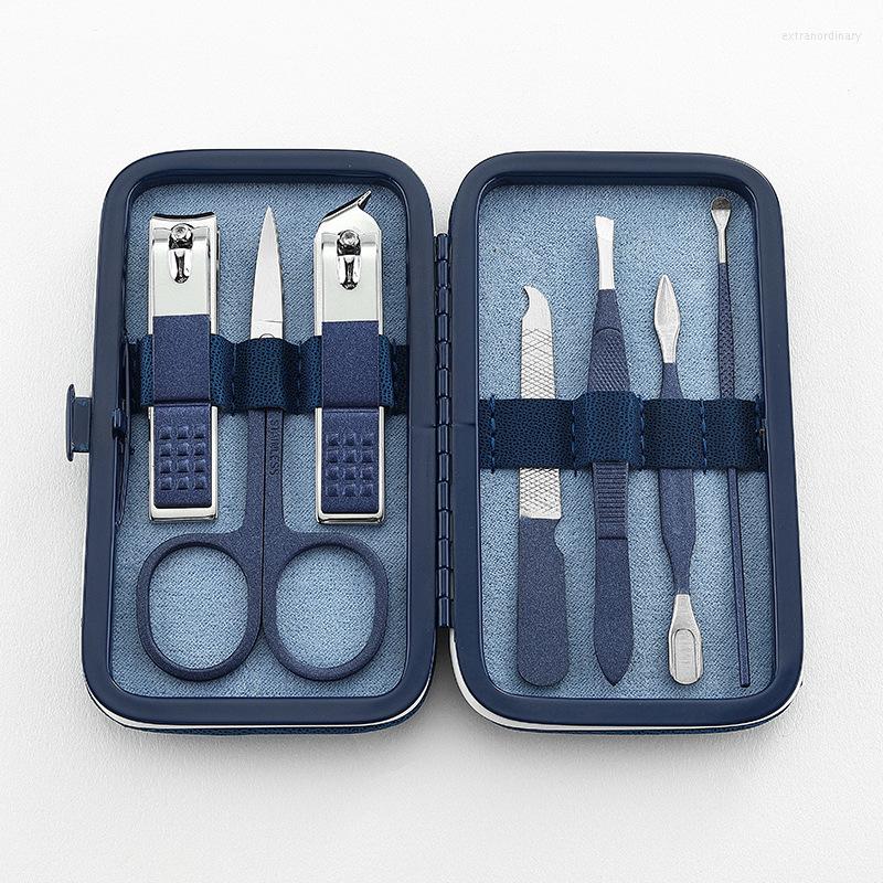 Nail Art Kits 7pcs/set Stainless Steel Clippers Set Scissores Tweezer Ear Pick Multi-Function Daily Hand Foot Care Tools
Nail Art Kits 7pcs/set Stainless Steel Clippers Set Scissores Tweezer Ear Pick Multi-Function Daily Hand Foot Care Tools
