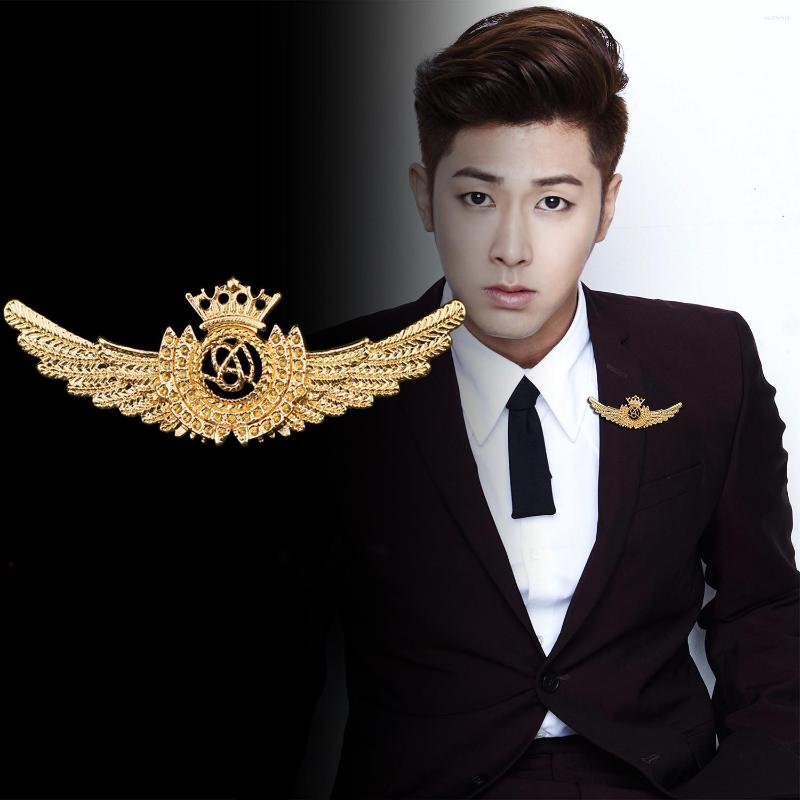 Brooches Retro British Style Crown Angle Wing Brooch Pin For Men Metal Badge Pins And Shirt Collar Accessories
Brooches Retro British Style Crown Angle Wing Brooch Pin For Men Metal Badge Pins And Shirt Collar Accessories