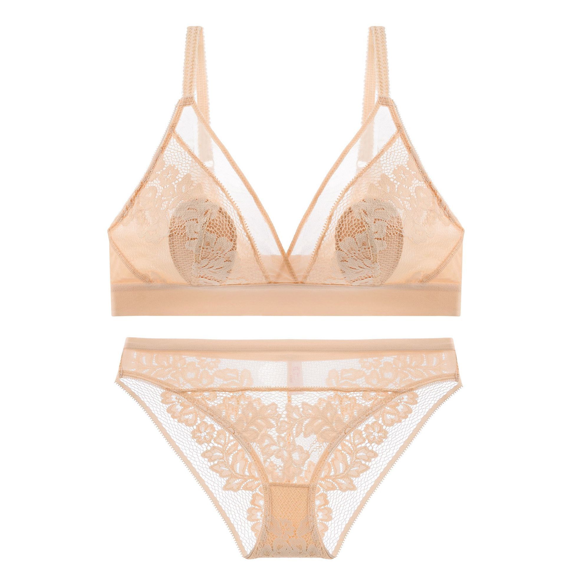 Bras Sets Sexy Lace Underwear Deep V French Style No Steel Ring Light Skin Breathable Ultra thin Set 221006, Skin color
Bras Sets Sexy Lace Underwear Deep V French Style No Steel Ring Light Skin Breathable Ultra thin Set 221006, Skin color