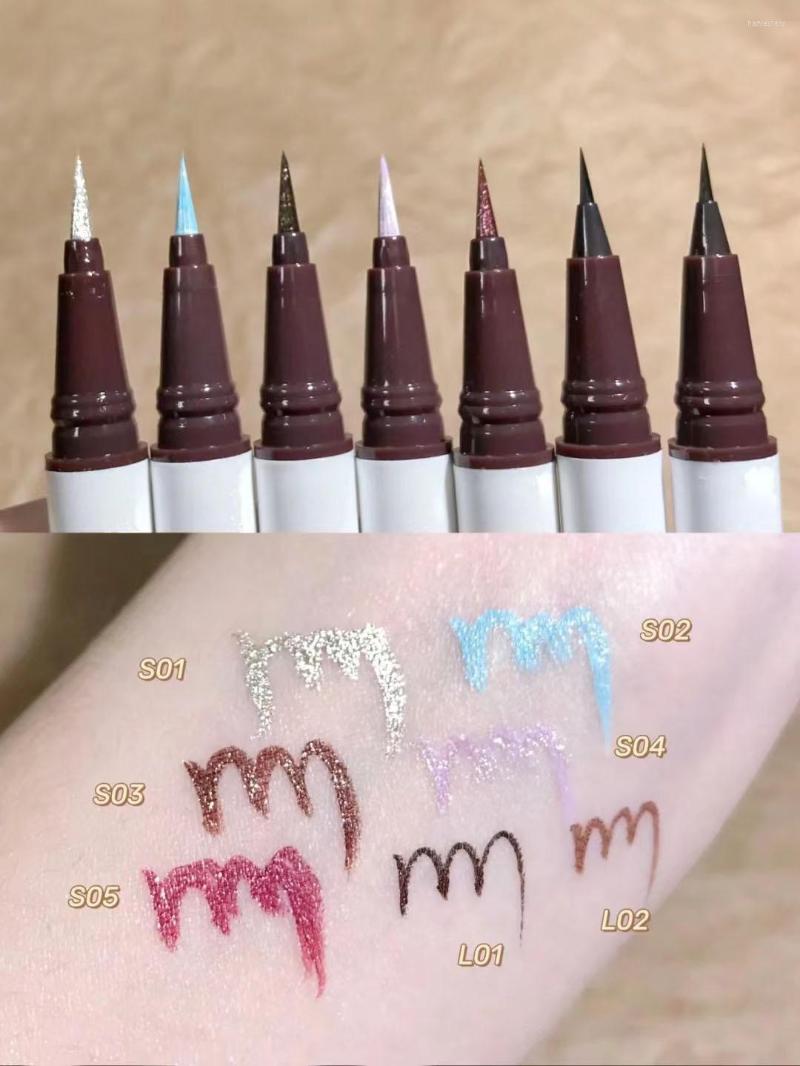 Eyeliner Arrival Color Liquid Superfine Shimmer Eye Makeup Women Beauty Cosmetic Waterproof Smudge-proof Silkworm Pen, L02
Eyeliner Arrival Color Liquid Superfine Shimmer Eye Makeup Women Beauty Cosmetic Waterproof Smudge-proof Silkworm Pen, L02
