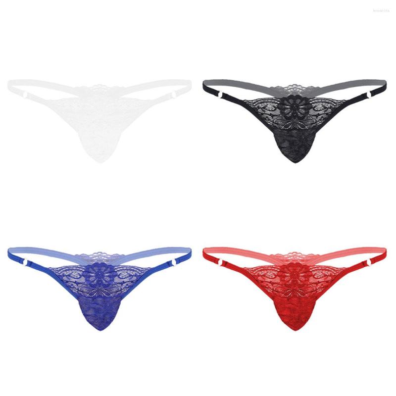 Men's G Strings Mens Sissy Lingerie Briefs See Through Floral Lace Bulge Pouch Underwear Low Rise Elastic Waistband G-String T-back Tong, Black
Men's G Strings Mens Sissy Lingerie Briefs See Through Floral Lace Bulge Pouch Underwear Low Rise Elastic Waistband G-String T-back Tong, Black