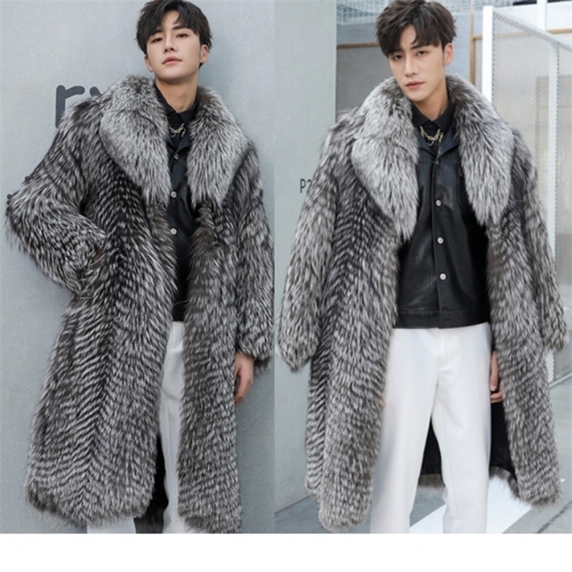 Mens Fur Faux Autumn winter men fur coat long big size jacket warm casual windbreaker 2201006, Dark grey
Mens Fur Faux Autumn winter men fur coat long big size jacket warm casual windbreaker 2201006, Dark grey