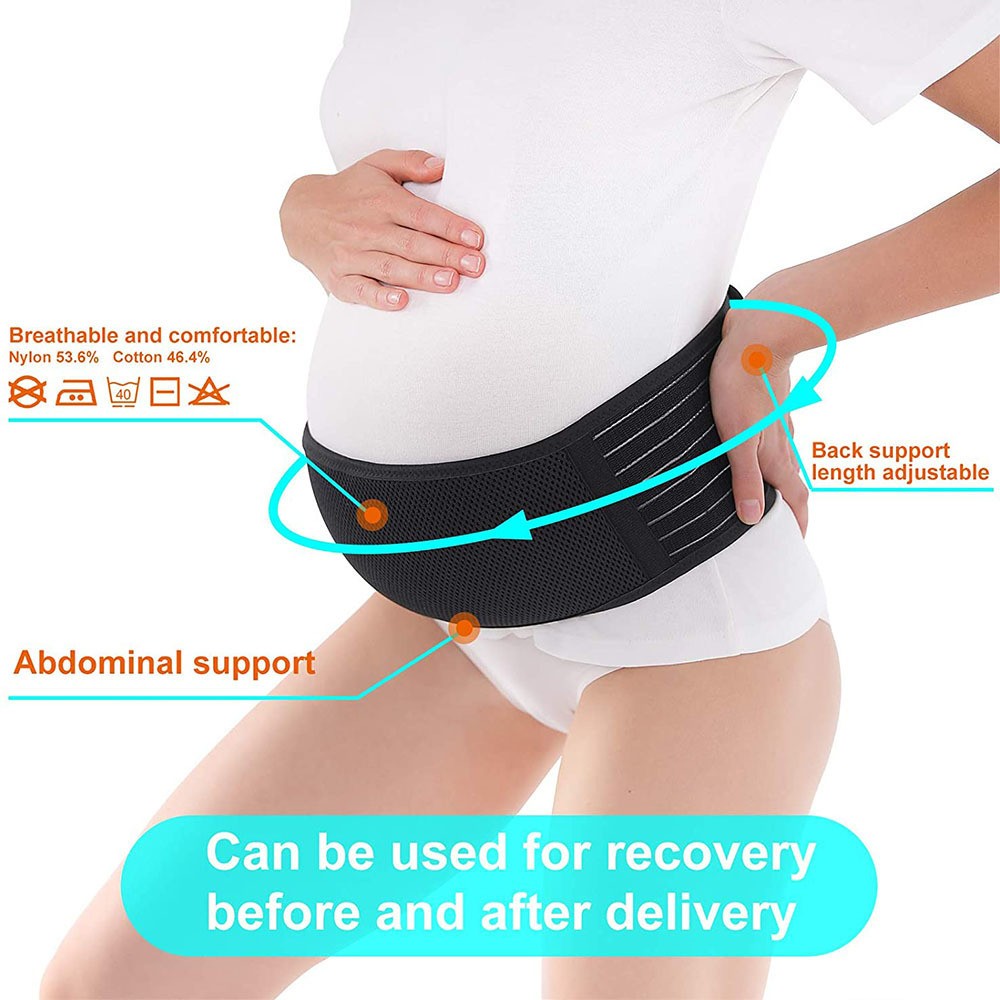 Other Maternity Supplies Pregnant Women Support Belly Band Back Clothes Belt Adjustable Waist Care Maternity Abdomen Brace Protector Pregnancy 221007