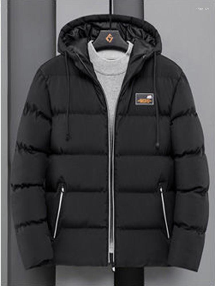 Men's Down Cotton Jacket 2022 Winter Korean Loose Plush Thickened Short Hooded Coat Bread, 18017 black
Men's Down Cotton Jacket 2022 Winter Korean Loose Plush Thickened Short Hooded Coat Bread, 18017 black